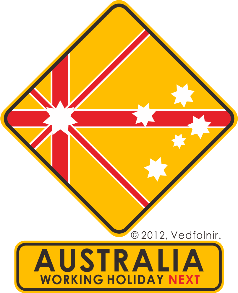 Australia_OZ_Working Holiday Visa_Logo_Designed_Vedfolnir