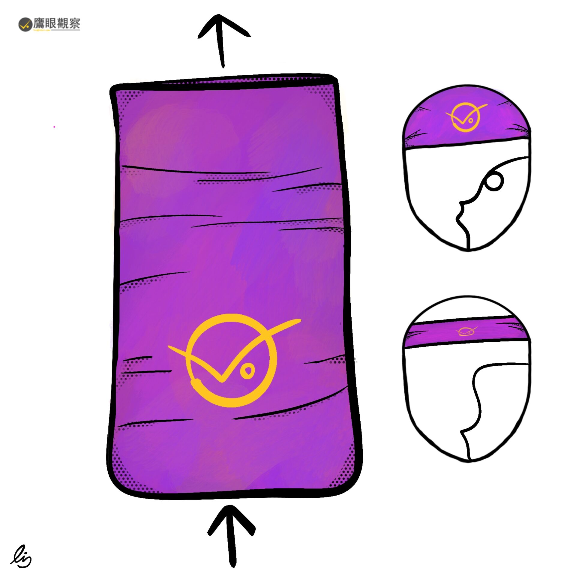 魔術頭巾(戶外排汗散熱抗暑用品)
