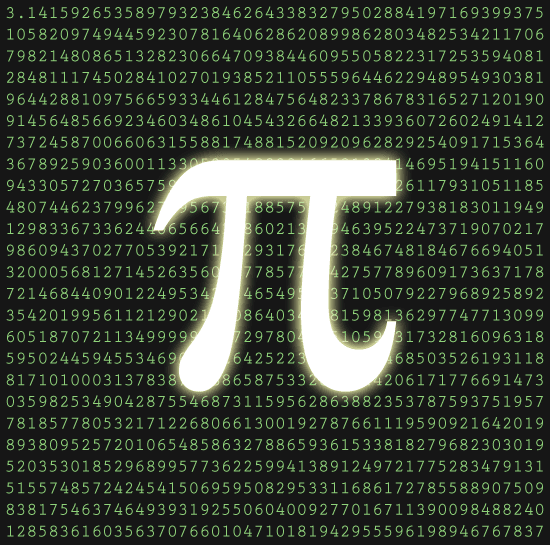 圓周率(祖率)Pi π 小數點