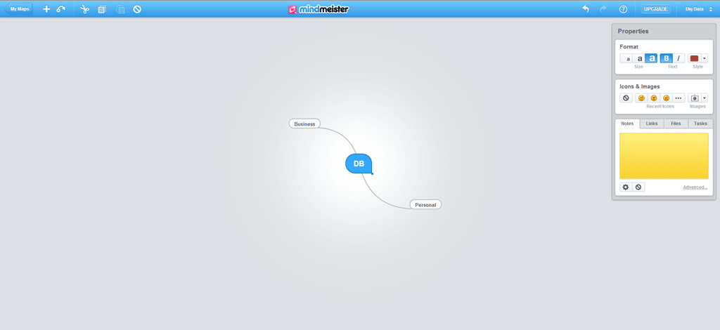 MindMeister in Google Chrome 實際繪製心智圖範例圖