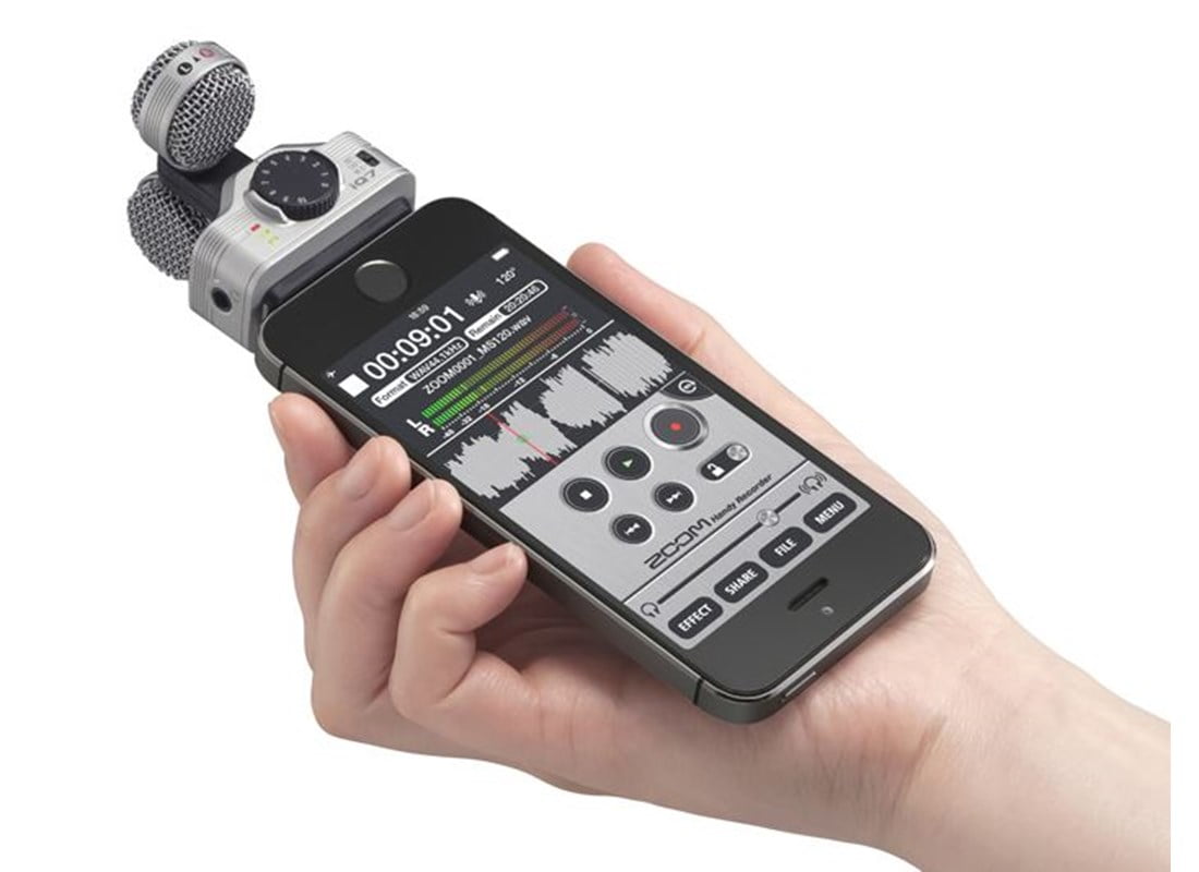 iPhone 外接麥克風 Zoom iQ7