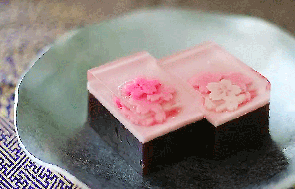 日本小笹的羊羹和最中餅點心