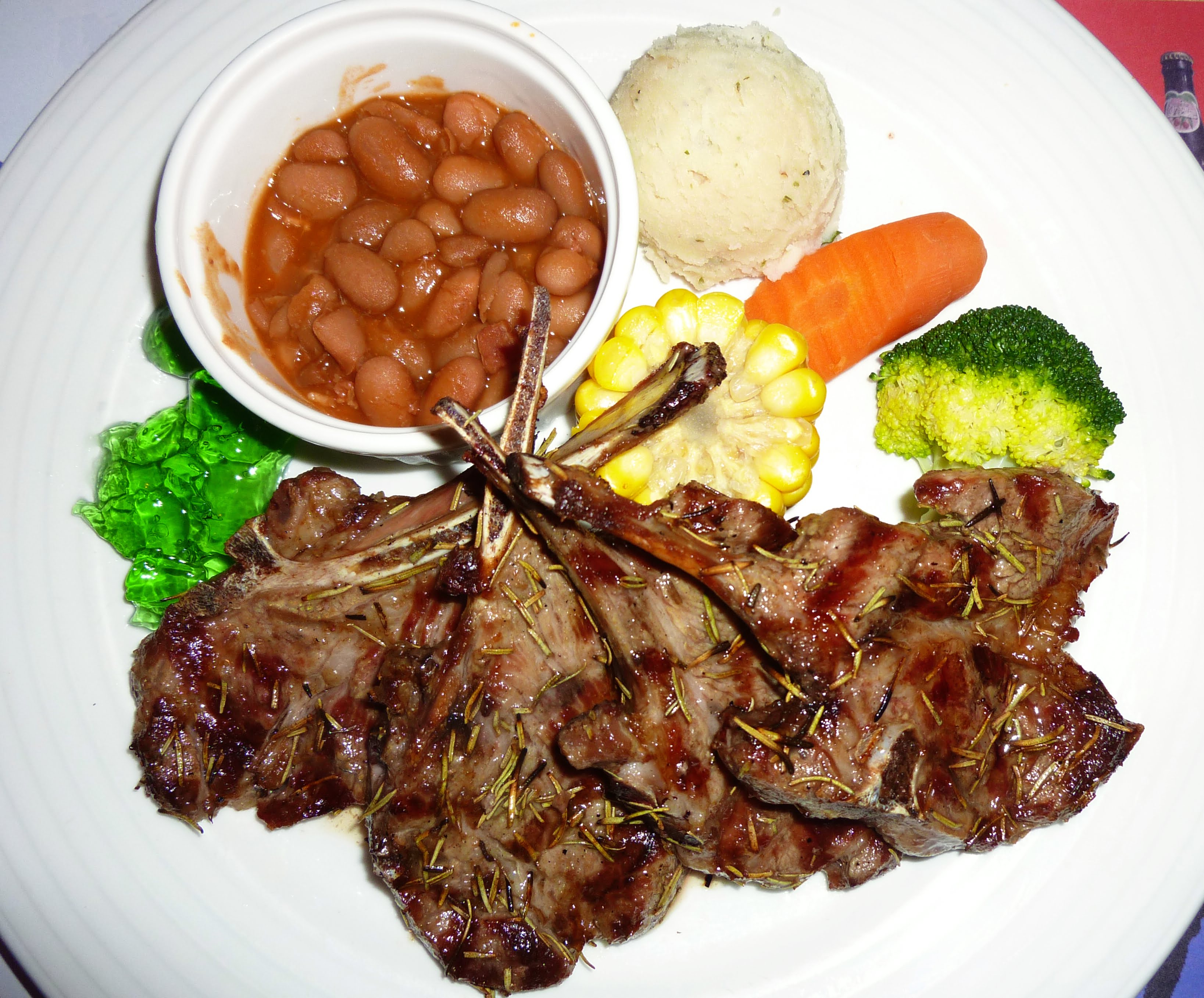 長角96:羊肉排套餐