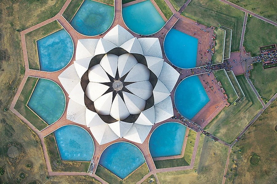 印度最美的宗教建築:靈曦堂蓮花寺 Lotus Temple