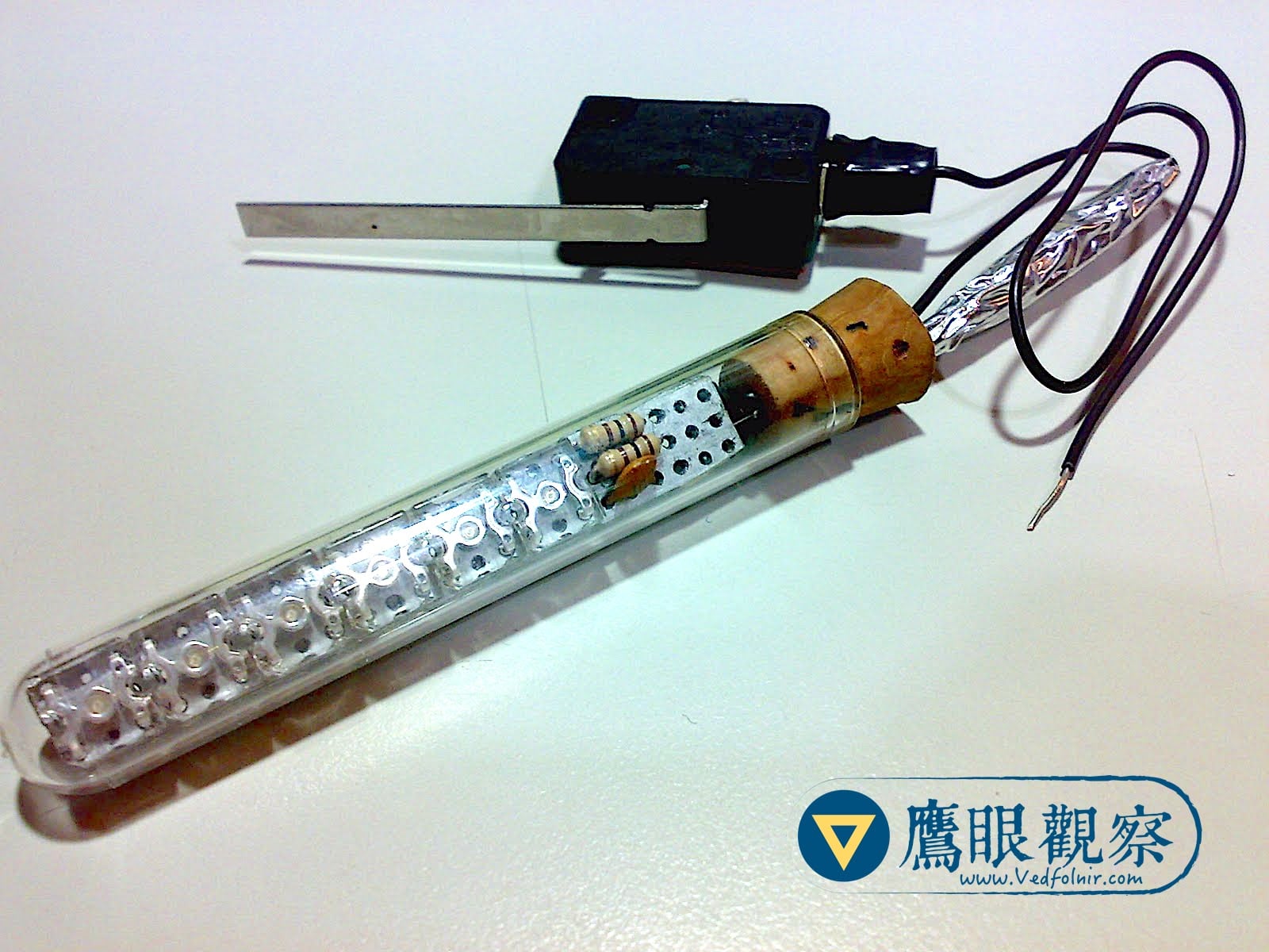 高亮度 LED 綠光試管燈/車用電子實作