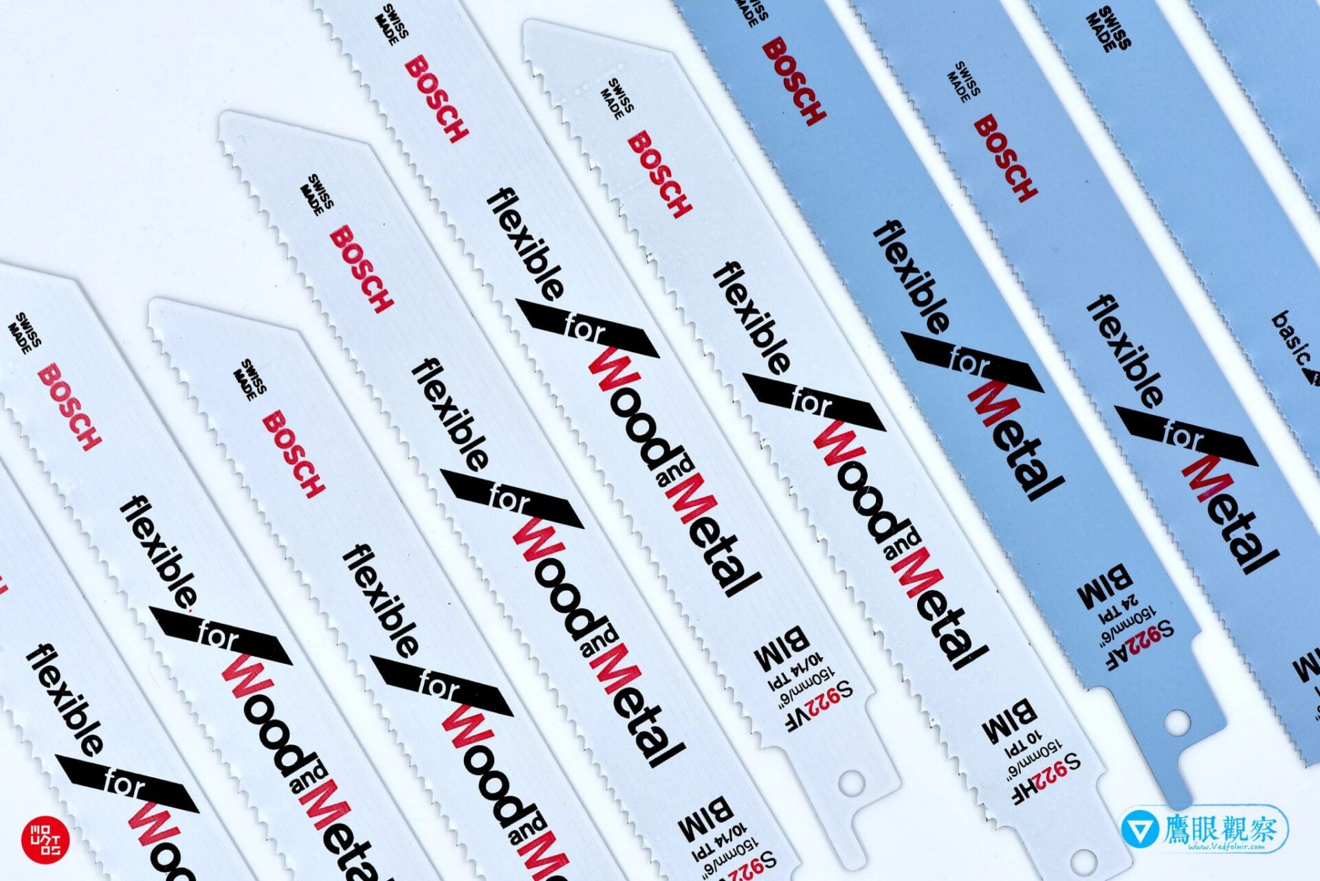 如何挑選 BOSCH 軍刀鋸的鋸片?根據施工目的、材料選購不同顏色的鋸片!