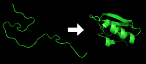 蛋白質折疊遊戲「Foldit」消磨時光還能促進醫學科技發展 Green Protein Folding Graphic
