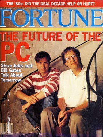 科技領袖系列：20年前的賈伯斯與比爾蓋茲