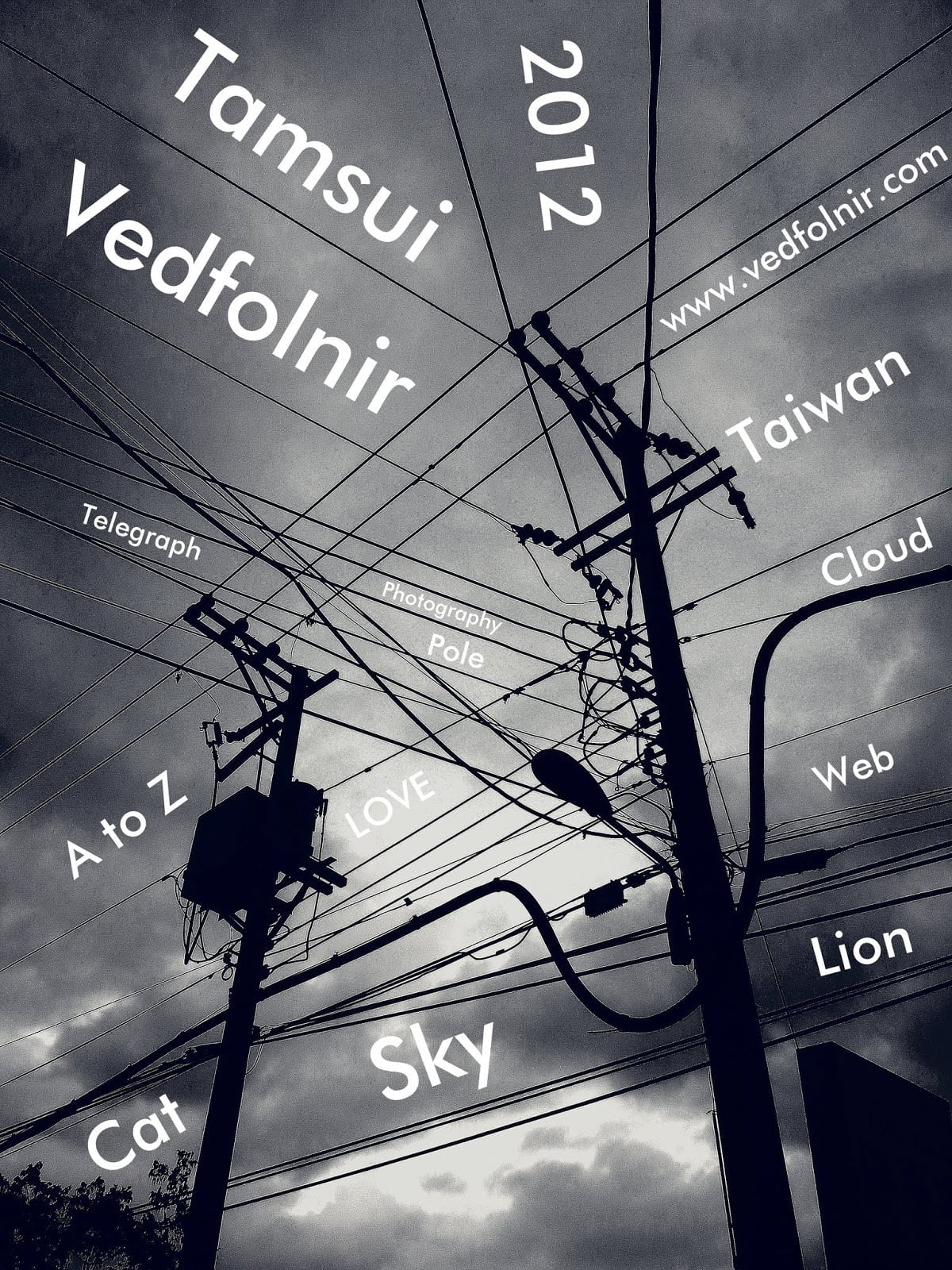 淡水的電線杆與天空-Tamsui-Sky-Vedfolnir