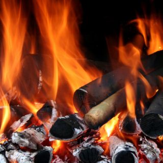 ash blaze bonfire burn