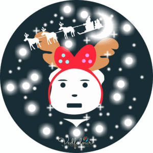 Christmas-Xmas-V-Bear-Logo-Design-Vedfolnir