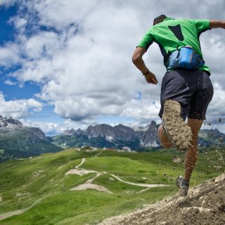 All-out trail running in the Dolomites!