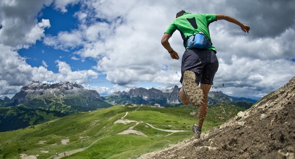 All-out trail running in the Dolomites!