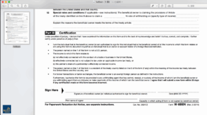 使用 Apple OS X 預覽程式開啟 PDF 文件。