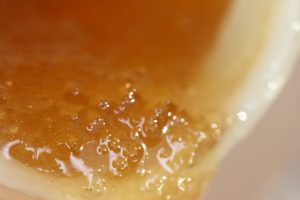 Congealing Honey (image credits/ Quinn Dombrowski).