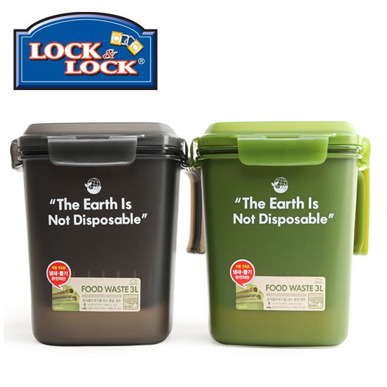 廚餘回收桶（推肥發酵桶）的選購心得與推薦評價（廚房廚具） Lock Lock Compost Waste Can