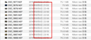 Nikon Raw Image Date Time date error 2018