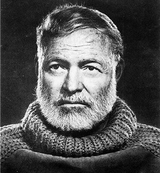 編輯分享：作家書寫小說、劇本的故事大綱的必學文學技巧 Ernest Miller Hemingway Portrait