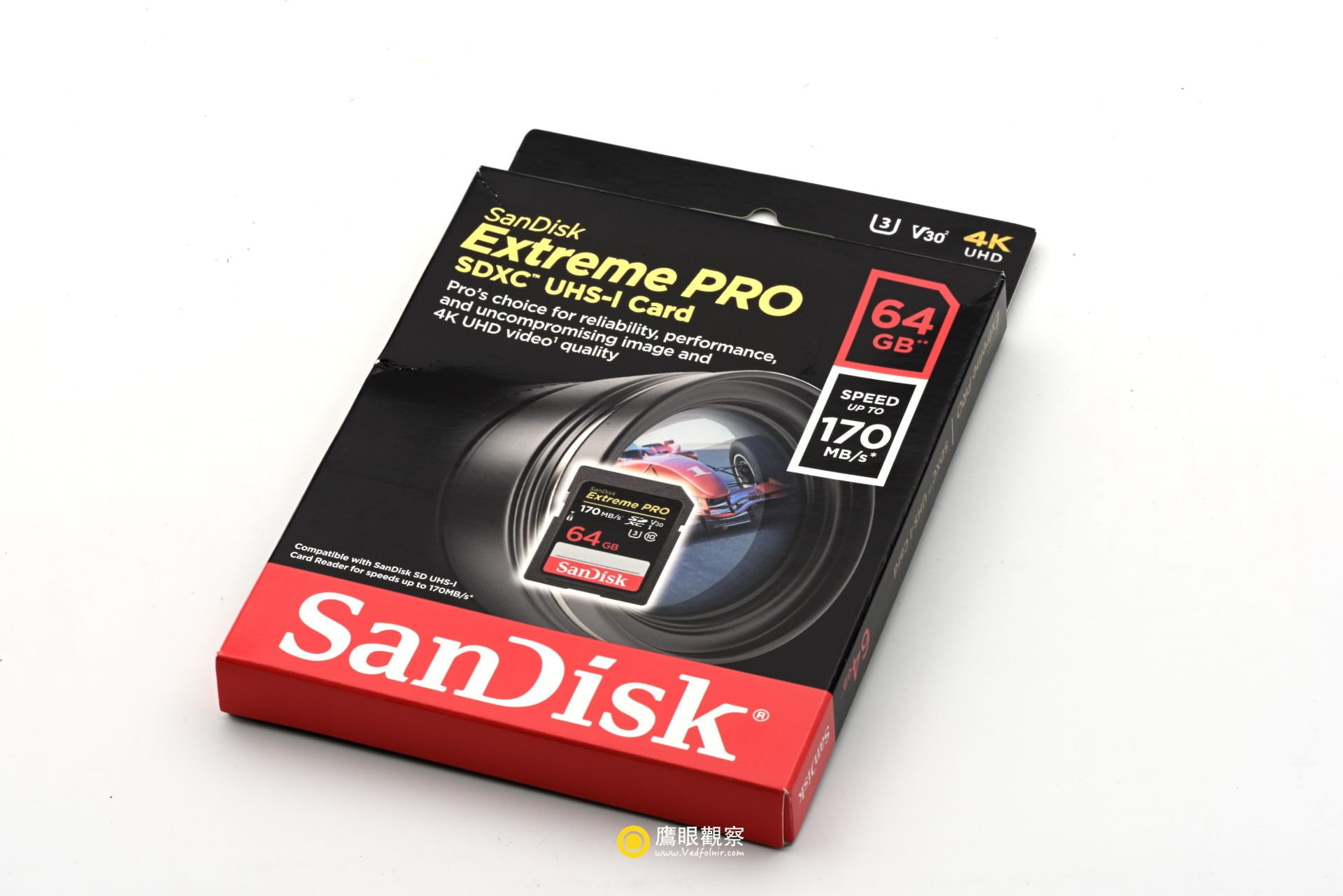 SanDisk Extreme PRO 64 GB 170MB/S 相機 SD 記憶卡購買心得與測試紀錄