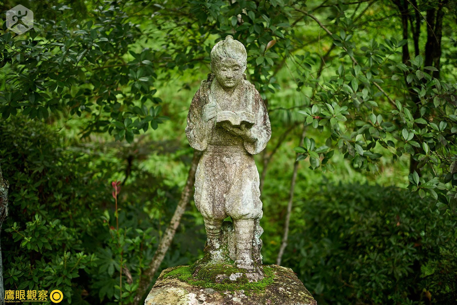 日本學校都會有的二宮尊德雕像