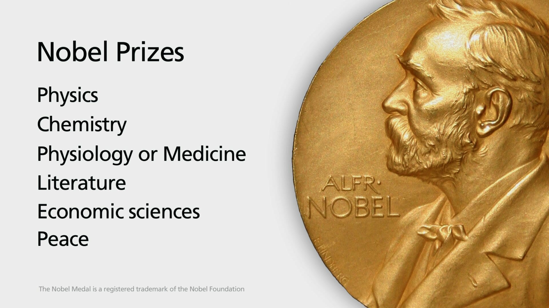 中國人對於諾貝爾獎的糾結 Nobel Prizes Winners and Research Areas