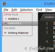 Sublime Text 程式與文件編輯器／電腦軟體推薦 Sublime Text Sidebar Open Files Folders