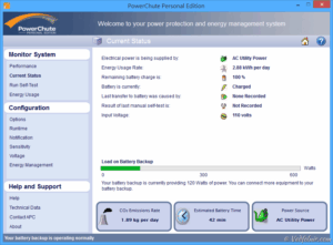 UPS PMS PowerChute Information Current Status 21