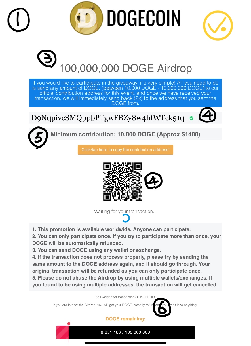 狗狗幣 Dogecoin AirDrop 2X 空投兩倍返還詐騙手法(Dogecoin2050) 2 253AC8DB 7986 4AAE 9EFE 195203506082