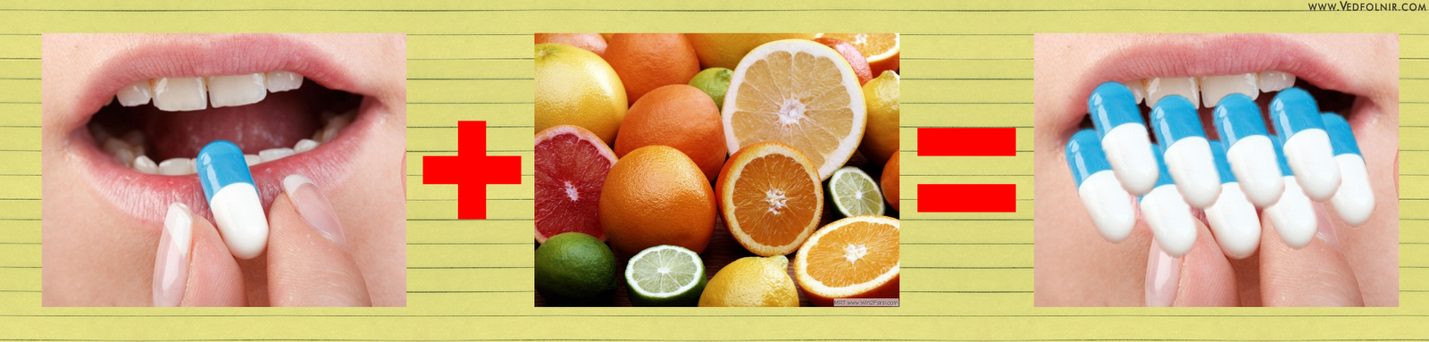 Why Grapefruit and Pomelos Should Not Be Consumed with Western Medications 2 Taking grapefruit with medicine can cause harm to the human body
