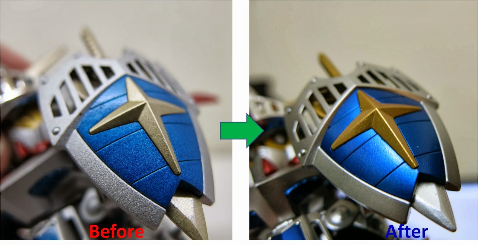 騎士鋼彈 SD No.370 LEGEND BB KNIGHT GUNDAM(約瑟夫模型代工製作) 18 盾牌