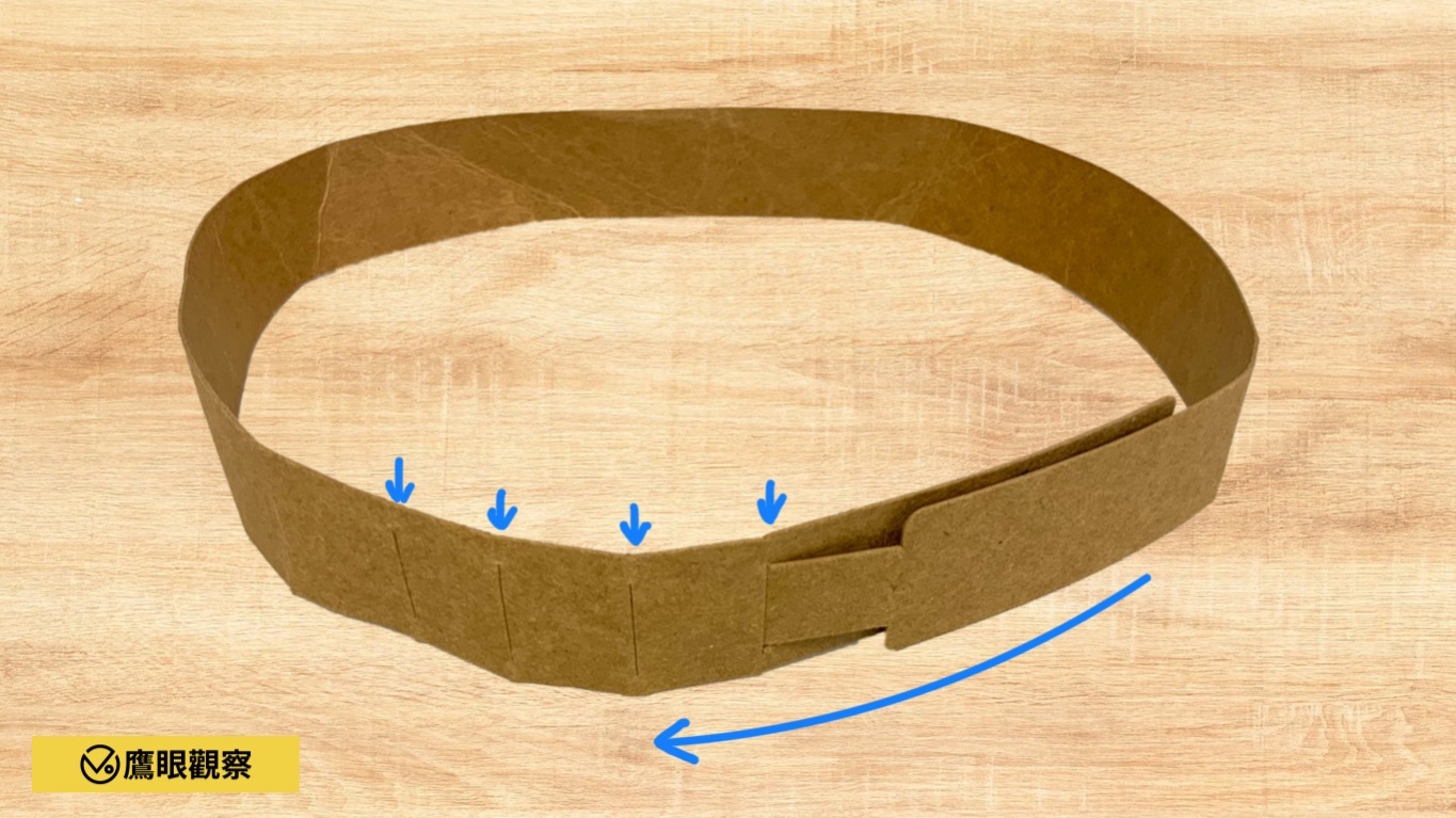 帽子頭圍（帽圍）通用支撐紙片結構設計參考案例