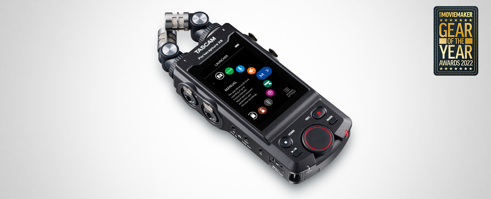 TASCAM Portacapture X8：全新一代高解析度多軌手持式錄音機