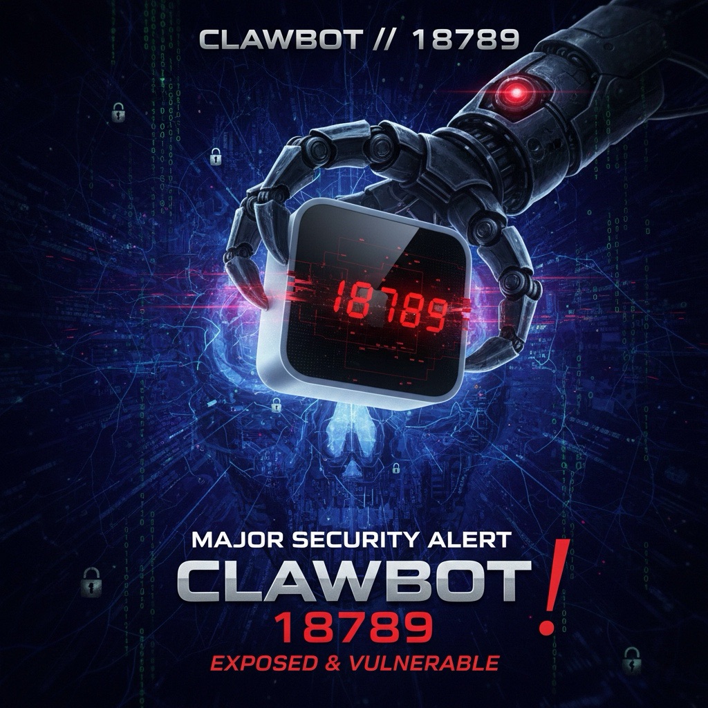 【資安警訊】Clawdbot 預設設定存在嚴重風險:大量主機曝露公網,18789 埠成入侵破口 1 【資安警訊】Clawdbot 預設設定存在嚴重風險:大量主機曝露公網,18789 埠成入侵破口