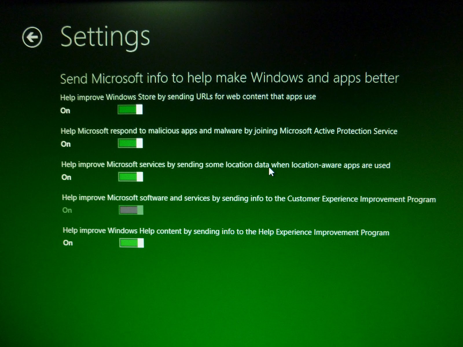 Windows 8 安裝設定畫面(四)
