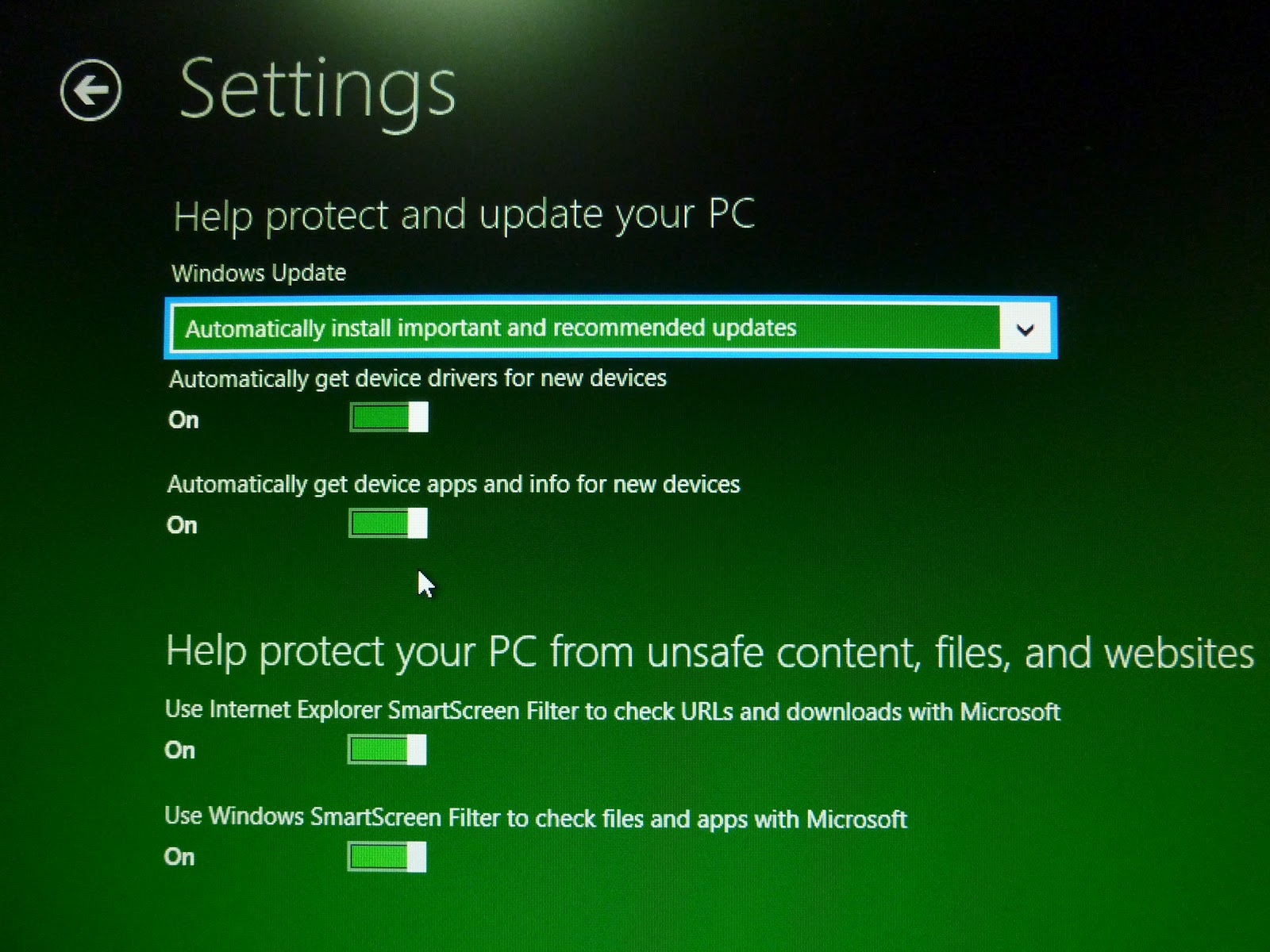 Windows 8 安裝設定畫面(五),全部按下一步