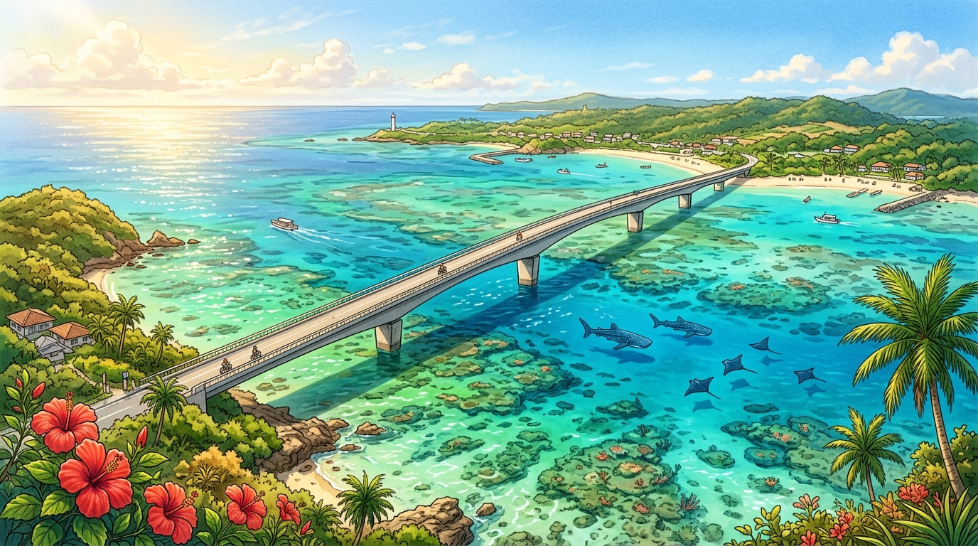 沖繩必遊景點 4 大推薦:美麗海水族館、國際通、古宇利大橋與極致島嶼美食全攻略