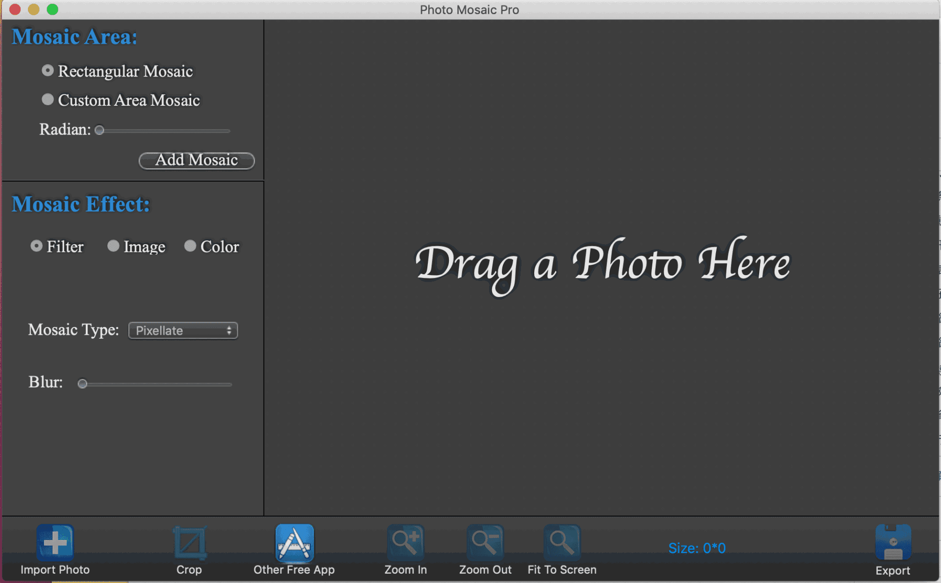馬賽克軟體「Photo Mosaic Pro」照片打碼程式推薦