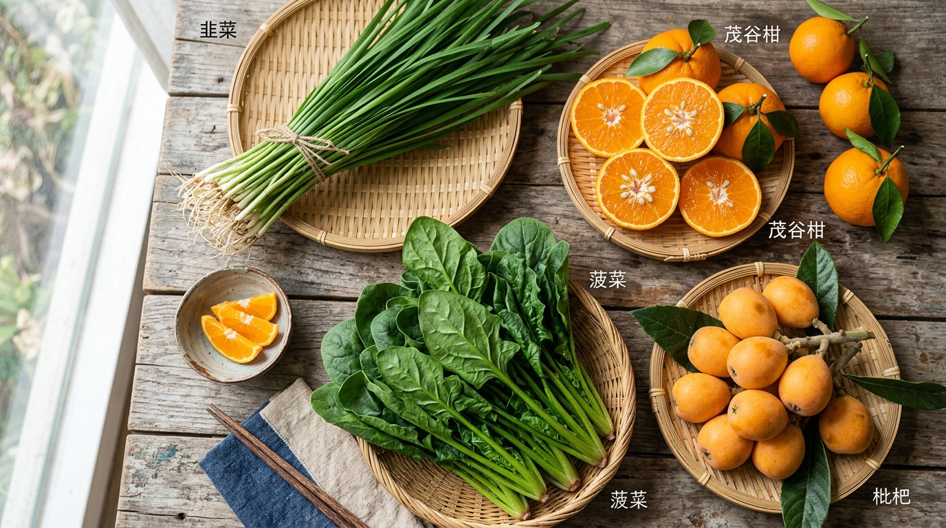 臺灣二月份當季食材:立春雨水迎早春,嚴選在地旬味與養生指南