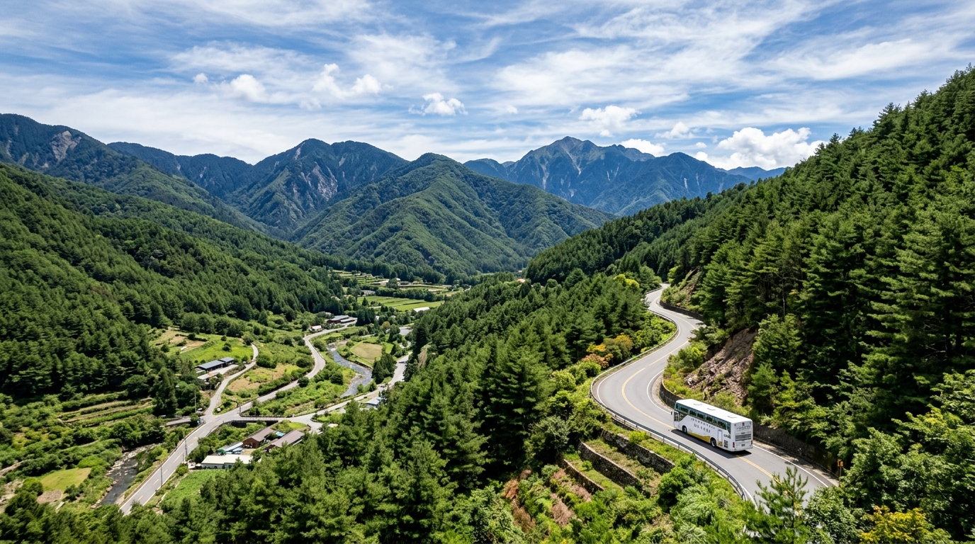 [旅行地圖] 教你如何搭乘大眾運輸公車去武陵農場：免開車暢遊高山渡假勝地交通全攻略